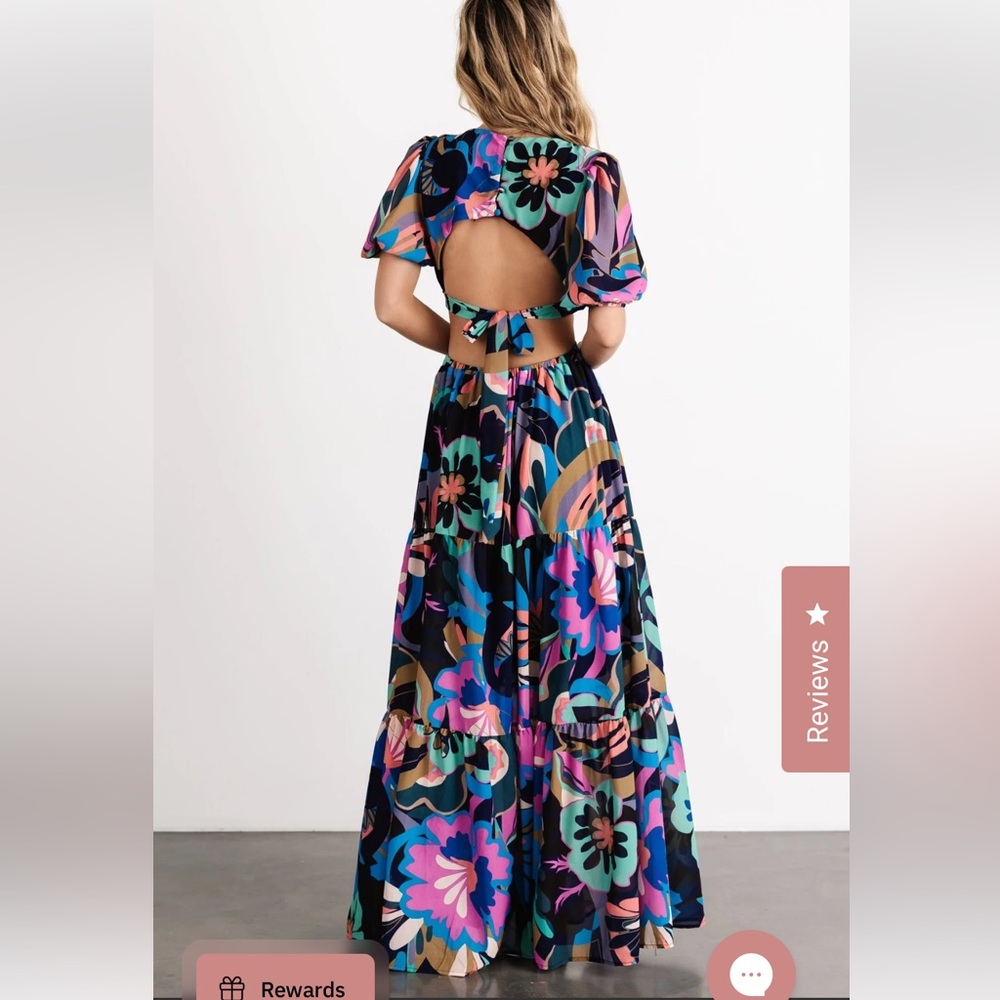 Bastina Open Back Maxi Dress